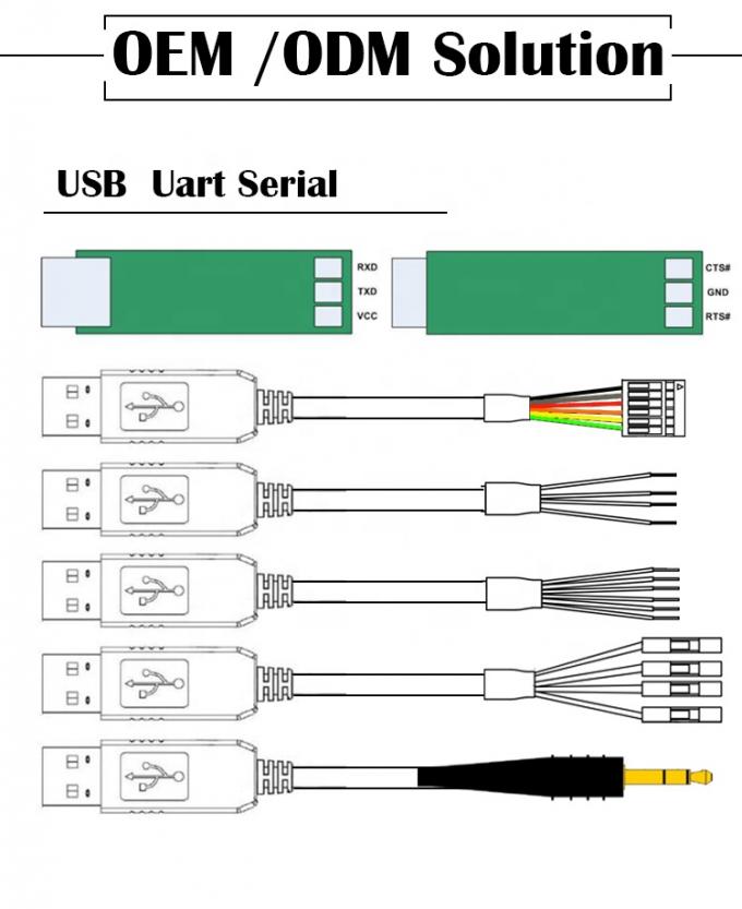 高互換性 WIN7 10 FTDI FT232 5V 3.3V USB to Uart TTL ラズベリーパイ用シリアルケーブル 1