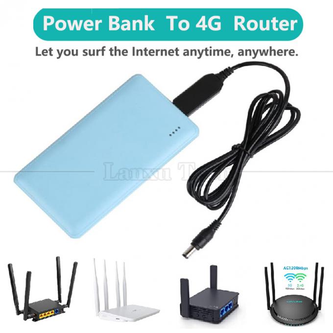 多機能 5V USBから 12V 9V DC 5.5x2.1mm ブーストセットアップ パワーコンバーター USBケーブル Wifi ルータ スピーカーランプ 4