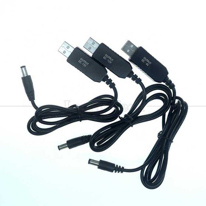 カスタマイズされた電圧 15V 12V 10V 9V 4V 3V USBからDC マイクロタイプC 充電ケーブル ルータカメラ用 LEDライト ウォーキー・トーク GPS 2
