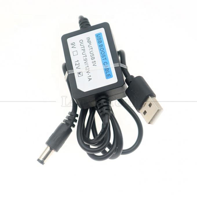 高品質 5V から 9V 12V 1A USB から DC 5.5x2.1mm Wifi ルータ ブースター変換ケーブル 5