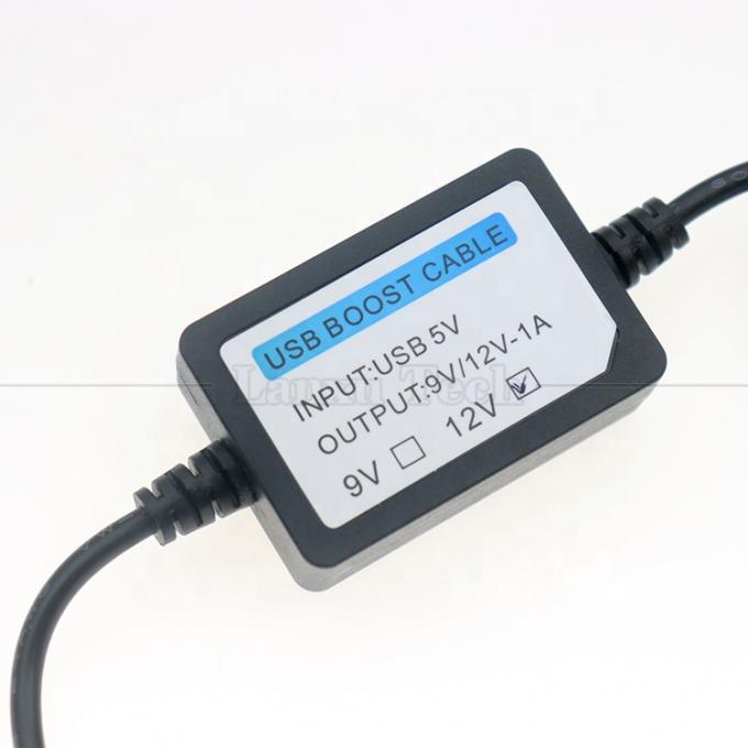 高品質 5V から 9V 12V 1A USB から DC 5.5x2.1mm Wifi ルータ ブースター変換ケーブル 3