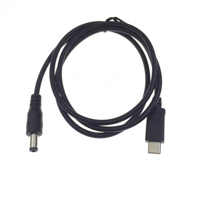 急速充電 20V 3A 65W USBタイプ C から 5.5mm X 2.1mm DC パワー PD ラップトップ用充電ケーブル 1