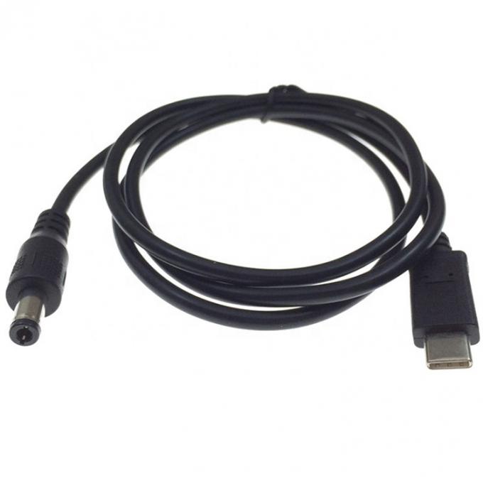 急速充電 20V 3A 65W USBタイプ C から 5.5mm X 2.1mm DC パワー PD ラップトップ用充電ケーブル 5