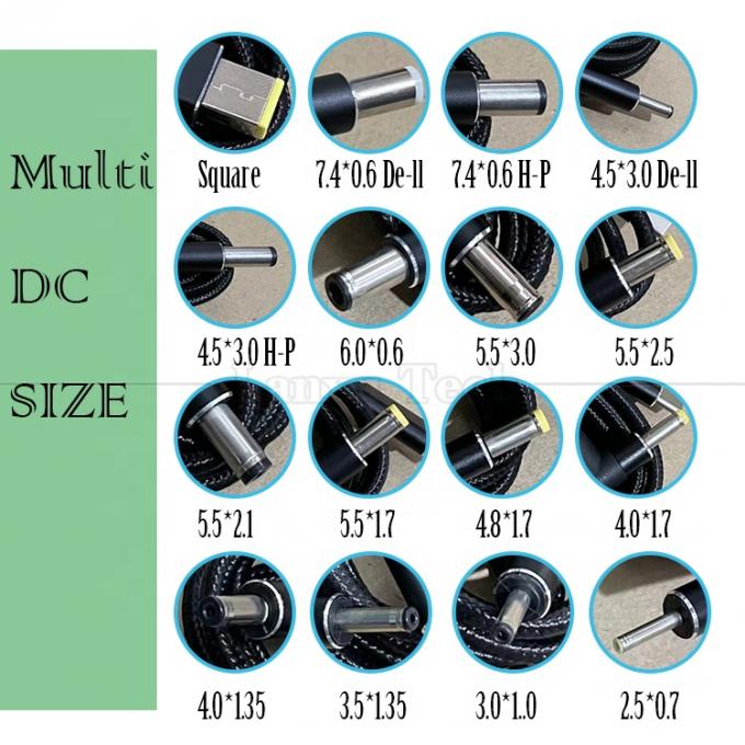 20V 5A 100W デュアルEマークチップPD 充電 USBタイプCからDC ラップトップケーブルワイヤアダプタ HP アスス レノボ デル 1