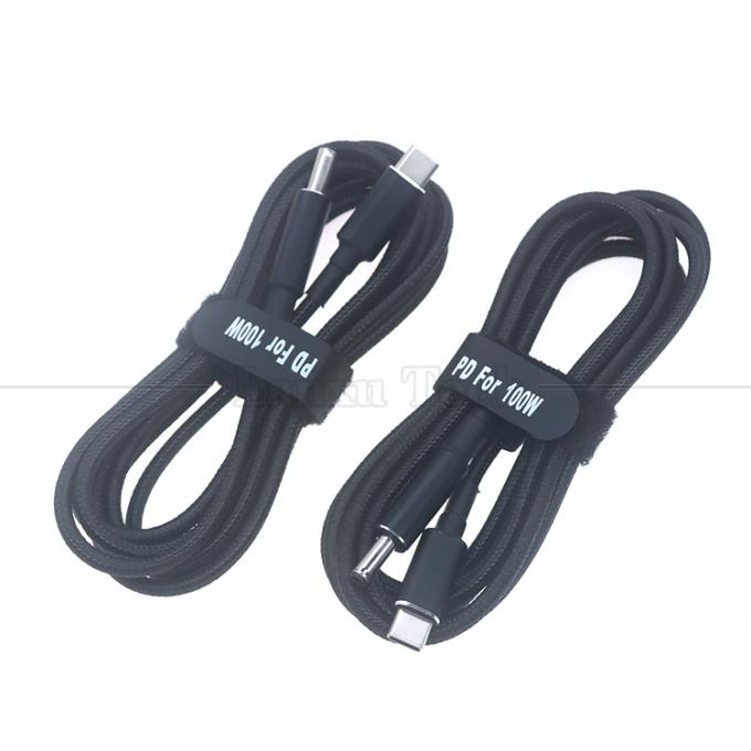 20V 5A 100W デュアルEマークチップPD 充電 USBタイプCからDC ラップトップケーブルワイヤアダプタ HP アスス レノボ デル 4