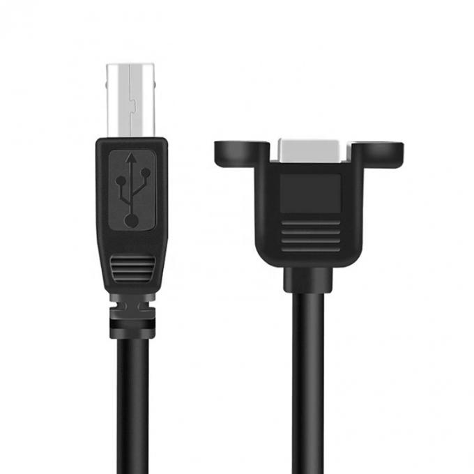 スクリューロックスタッド 男性から女性パネルマウント USB 3.0タイプBプリンター拡張ケーブル 5