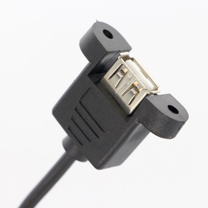 パーソナライズ1M 2M スタッド 男性から女性パネルマウント USB 2.0タイプA拡張ケーブル 3