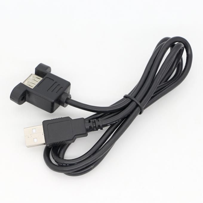 パーソナライズ1M 2M スタッド 男性から女性パネルマウント USB 2.0タイプA拡張ケーブル 5