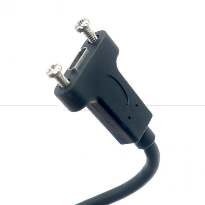 10Gbps 0.3m 1m 男性から女性タイプC 3.1 パネルマウント スクリューロックホール USB拡張ケーブル 6