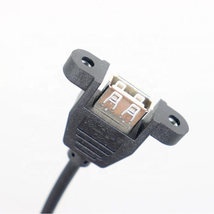 パーソナライズされたパネルマウント USBタイプA 女性開く裸の端ケーブル 2