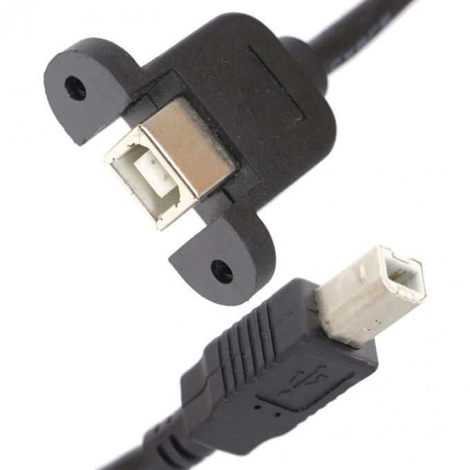 スクリューロック マイクロタイプC RJ45 イーサネット 男性 女性 USBパネルマウントケーブル 3