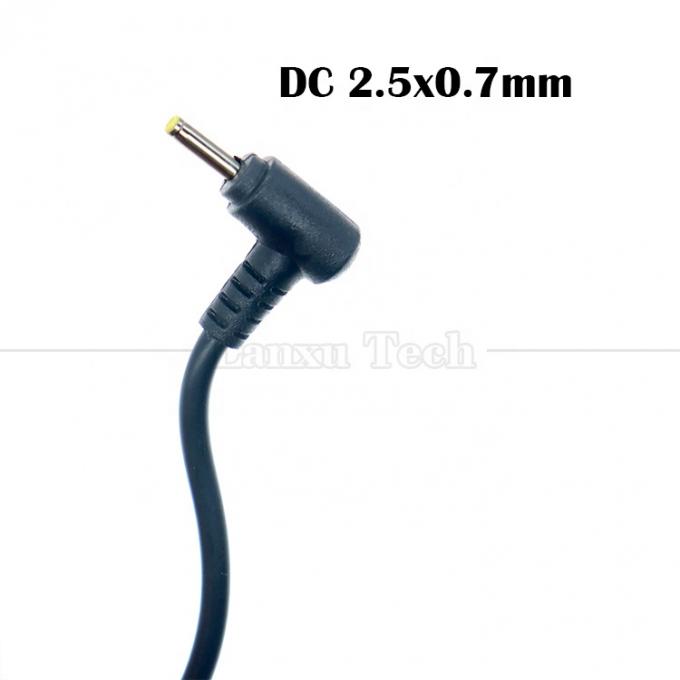 90度 右角 USB A 男性からDC 2.5x0.7mm バレル ジャック 男性 充電ケーブル タブレット ルーター 1