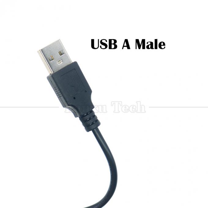 90度 右角 USB A 男性からDC 2.5x0.7mm バレル ジャック 男性 充電ケーブル タブレット ルーター 2