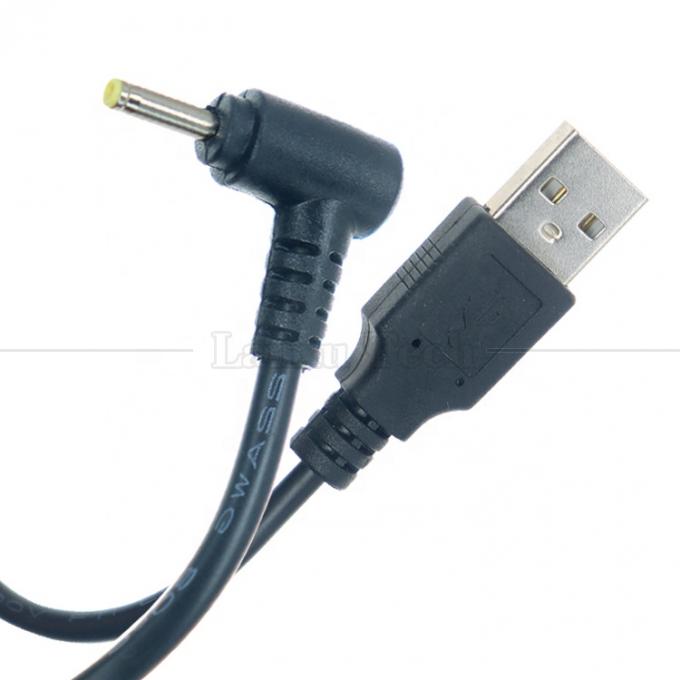 90度 右角 USB A 男性からDC 2.5x0.7mm バレル ジャック 男性 充電ケーブル タブレット ルーター 0