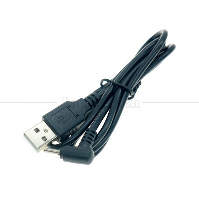 90度 右角 USB A 男性からDC 2.5x0.7mm バレル ジャック 男性 充電ケーブル タブレット ルーター 3