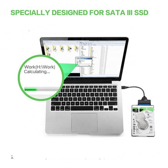 高速 5Gbps SDD HDD ハードドライブ 2.5 インチ USBタイプ C 3.1 から Sata アダプターケーブル 5