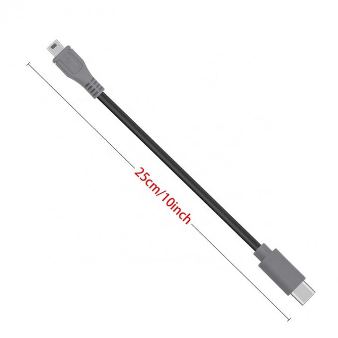 カメラ・電話・ビデオ用の mini 5ピンUSB OTG アダプターケーブルへのデータ充電 USB Type C 3