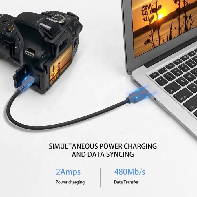 カメラ・電話・ビデオ用の mini 5ピンUSB OTG アダプターケーブルへのデータ充電 USB Type C 4