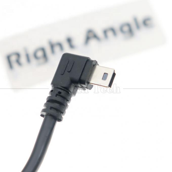 カスタマイズされた 1m 2m 3m 90度 上下 左右角 データ充電 USB A 男性からミニ 5ピンUSB拡張ケーブル カメラ 4
