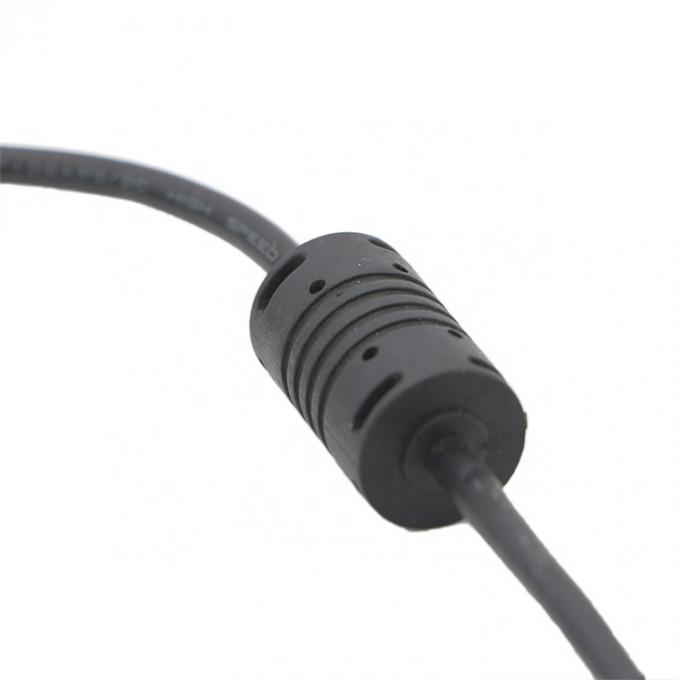 1.5m USB A から Mini B 5PIN USB 2.0 データ充電 OTGケーブル フェライト 3