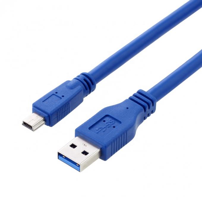 高速5GbpsUSB3.0タイプA 男性からミニB10PINUSB3.0拡張ケーブル 4