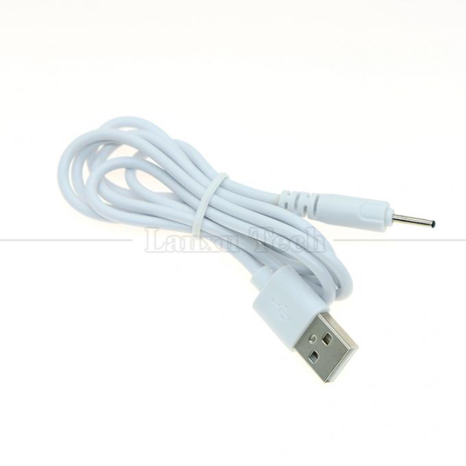 高品質 0.5M 1M 2M 3M ホワイト ブラック DC 2.0 0.6mm 充電器 USBケーブル ビブラータ 0