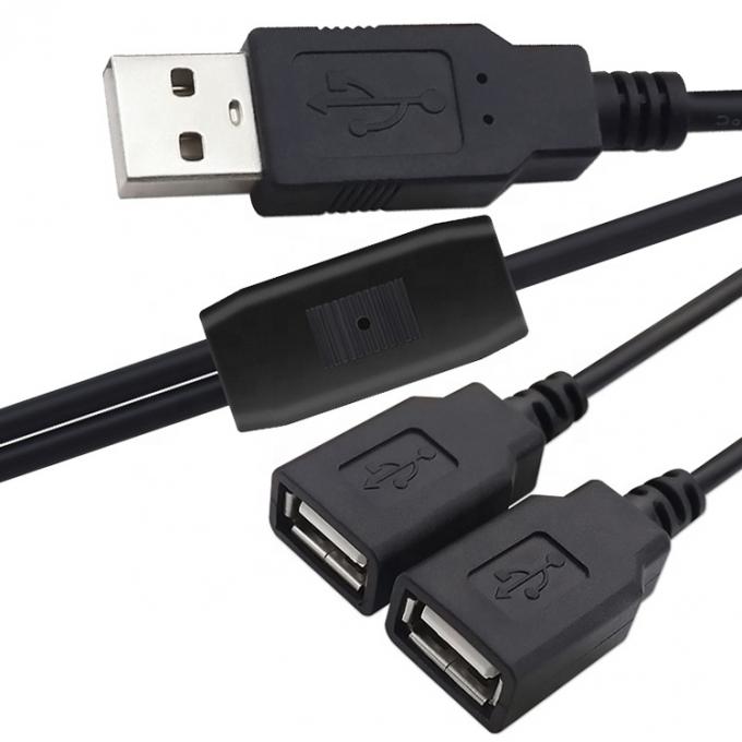 オーダーメイド OEM 2m 1 男性から2 女性 Y USB スプリッターケーブル 充電 7