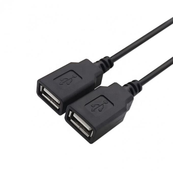 オーダーメイド OEM 2m 1 男性から2 女性 Y USB スプリッターケーブル 充電 5