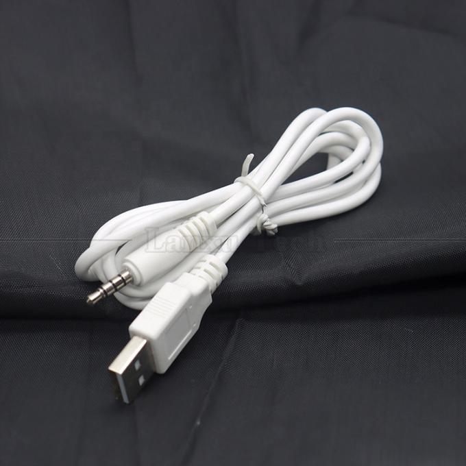 データを同期する 充電 USB A 男性からAux 4ポール 3.5mm Audio DC ジャック アダプター 充電ケーブル スピーカーヘッドフォン 0