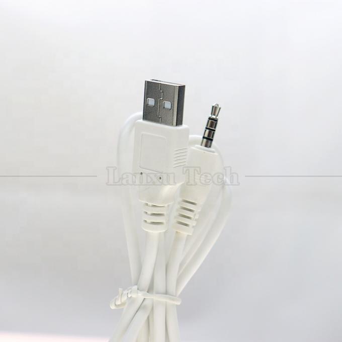 データを同期する 充電 USB A 男性からAux 4ポール 3.5mm Audio DC ジャック アダプター 充電ケーブル スピーカーヘッドフォン 4