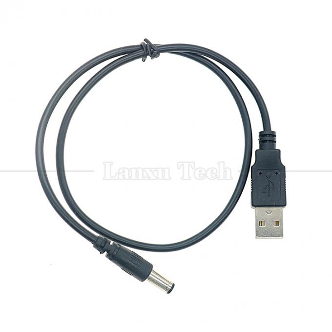 1m 3m 5m 10m 1A 2A 5A USB A 男性からDC 5.5x2.1mm 3.5 1.35 4.0 1.7 バレルジャック パワーチャージャーケーブル LED CCTV カメラ 5