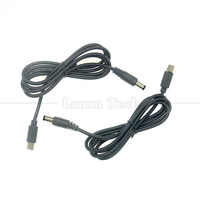 PD 充電 3A 9V 12V 15V 20V USBタイプ C から DC 5.5x2.1mm ジャック アダプター 変換ケーブル Wi-Fi ルータ モデム プロジェクター カメラ 3