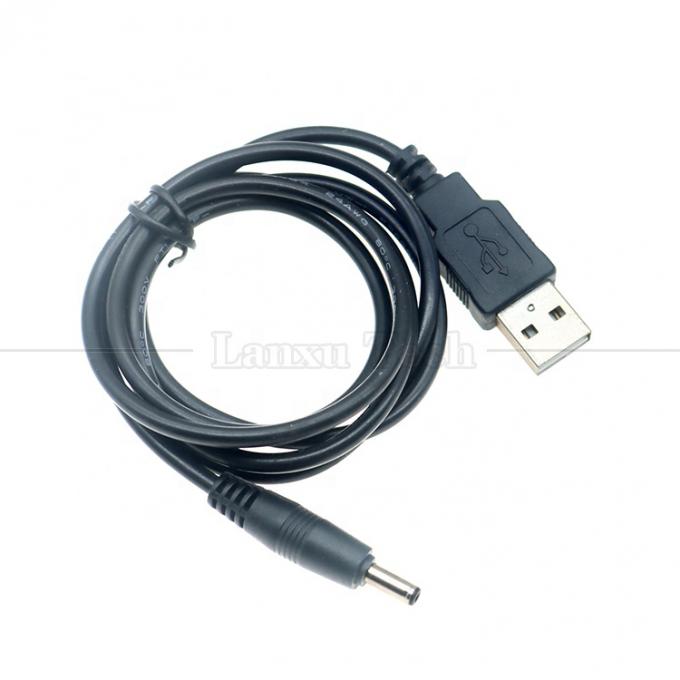 1 メートル USB メールからDC バレル ジャック 3.5mm 1.35mm パワーチャージャーケーブル ルータスピーカー 0