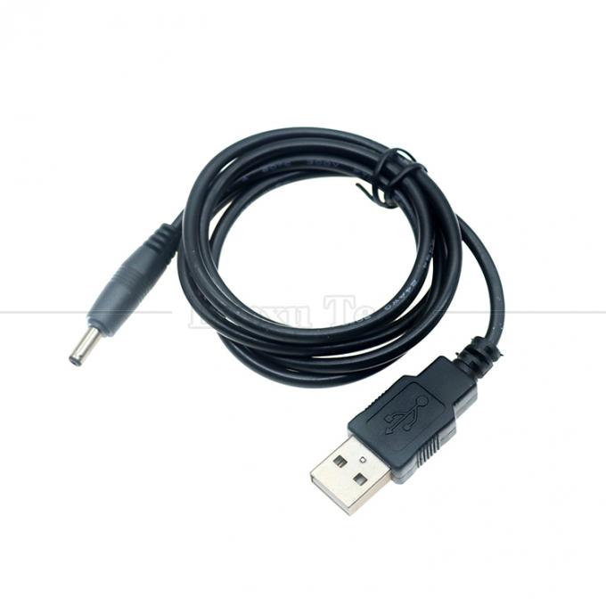 1 メートル USB メールからDC バレル ジャック 3.5mm 1.35mm パワーチャージャーケーブル ルータスピーカー 2