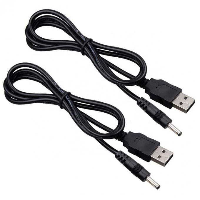 1 メートル USB メールからDC バレル ジャック 3.5mm 1.35mm パワーチャージャーケーブル ルータスピーカー 3