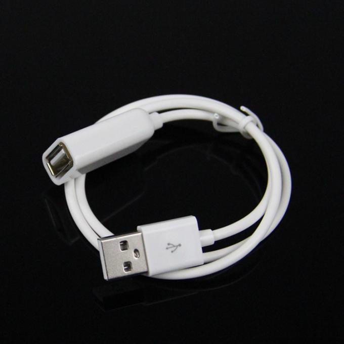 高品質 1M 白色 男性から女性 USB2.0タイプA コンピュータ家具バッグの拡張データ充電ケーブル 1