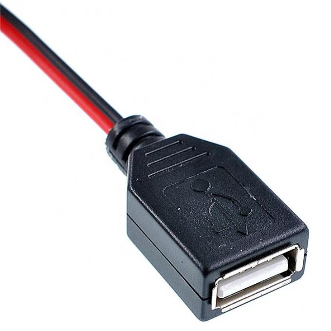 クロコディールクランプ アリガタークリップ USB 女性用試験線 アダプターケーブル 2