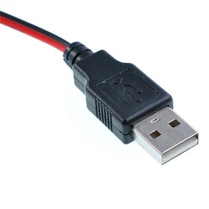 クロコディールクランプ アリガタークリップ USB A 男性 テストワイヤ アダプタケーブル 試験回路 2
