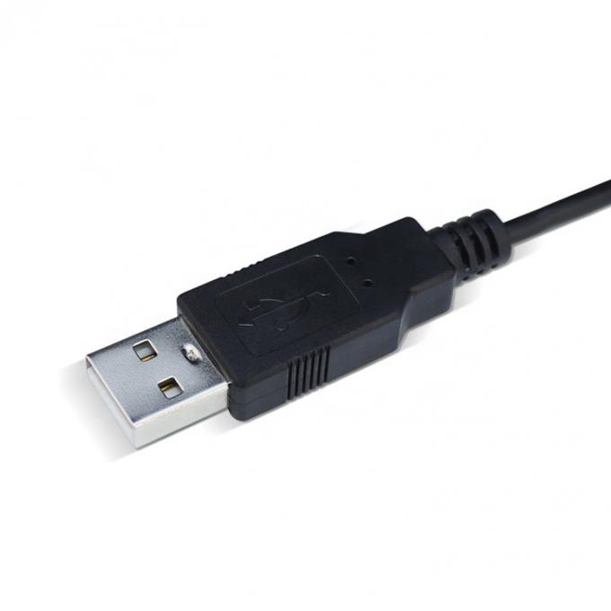 CUSTOM シールド USB 2.0 男性から脱ぐ 缶詰付き 4本のワイヤル オープンエンド ピッグテール 裸端ケーブル 5