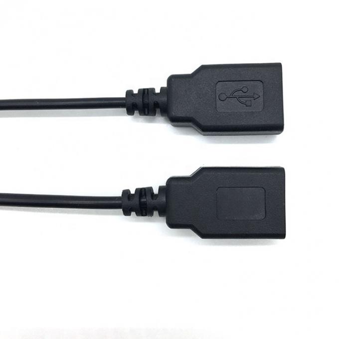 男性 女性USB2.0タイプA フリーエンドのプラグで,LEDストリップ用の開いたピッグテールワイヤ充電ケーブルを缶詰に 4