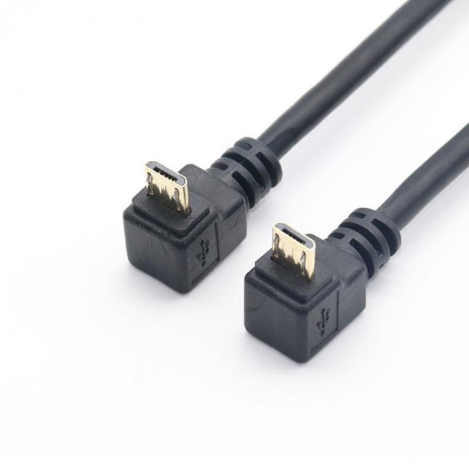 90度上角から上角データ充電 マイクロUSBケーブル 1