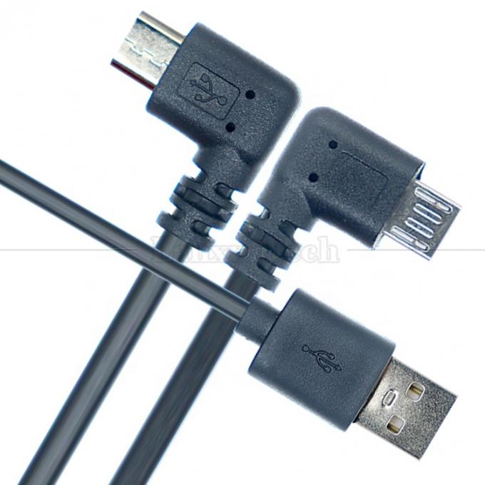 0.5M 1M 2M データ充電 右角 マイクロからUSB充電ケーブル 携帯電話 タブレット GPS 2
