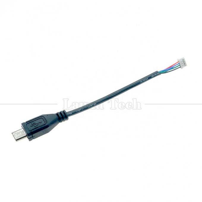 OEM カスタマイズされたマイクロUSBからJST 4ピン 1.25mmピッチケーブル 4