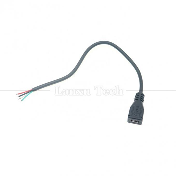 OEM データ充電 マイクロb 5 PIN USB 男性 女性 2 4 カーブ 裸線 ピグテールケーブル 5