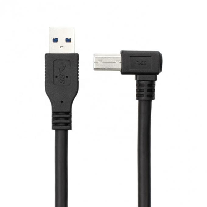 高速 5Gbps 90度 右角 USB 3.0 A 男性からUSB B型プリンターケーブル 4