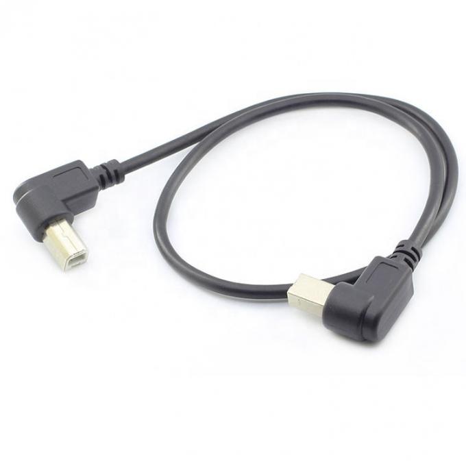 パーソナライゼーション 90 度 右角 男性から男性 USB Bケーブル 3