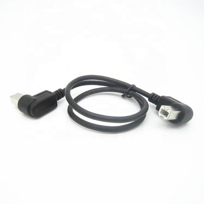 パーソナライゼーション 90 度 右角 男性から男性 USB Bケーブル 2