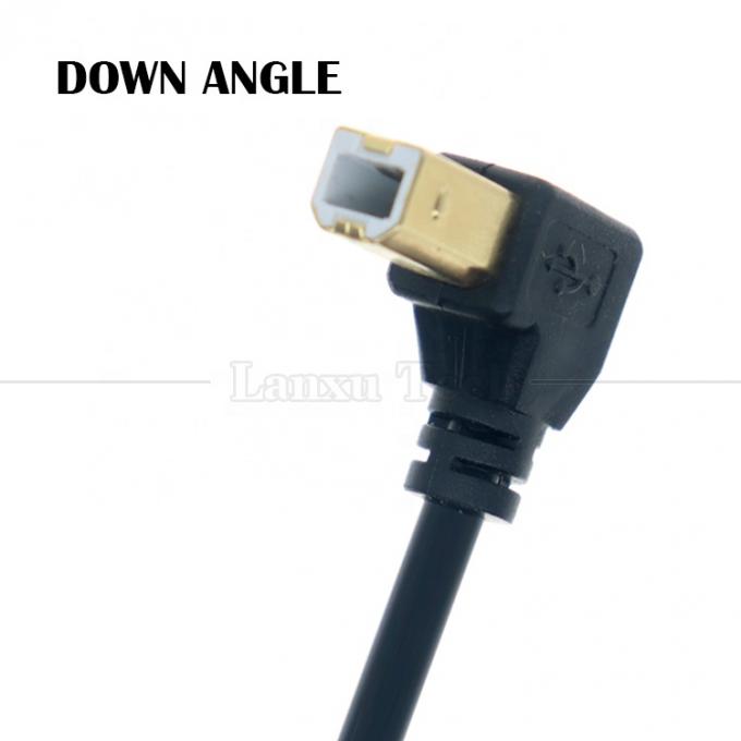右左上下角 90度の角度 USB AからUSB Bケーブル プリンタースキャナー 3