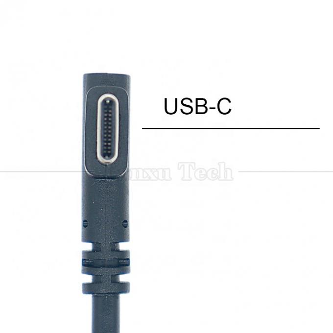 高品質の90度右角USBからC型データチャージャーケーブル 2