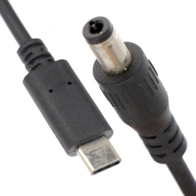 カスタムUSB 3.1タイプC 男性からDC 5.5x2.5mm 男性 パワージャック 拡張充電ケーブル パワーバンク 2